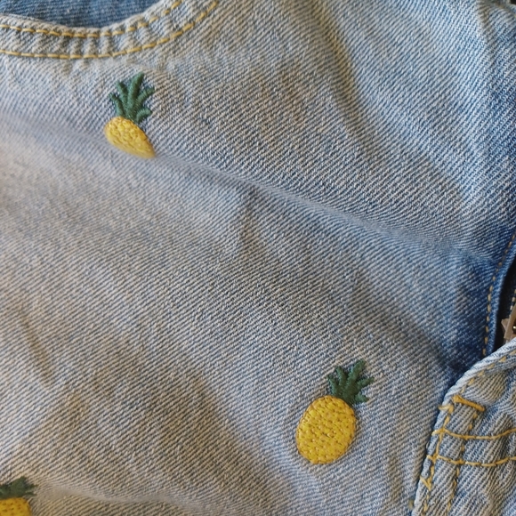 Streetwear Society Pineapple Denim Shorts - Picture 3 of 4
